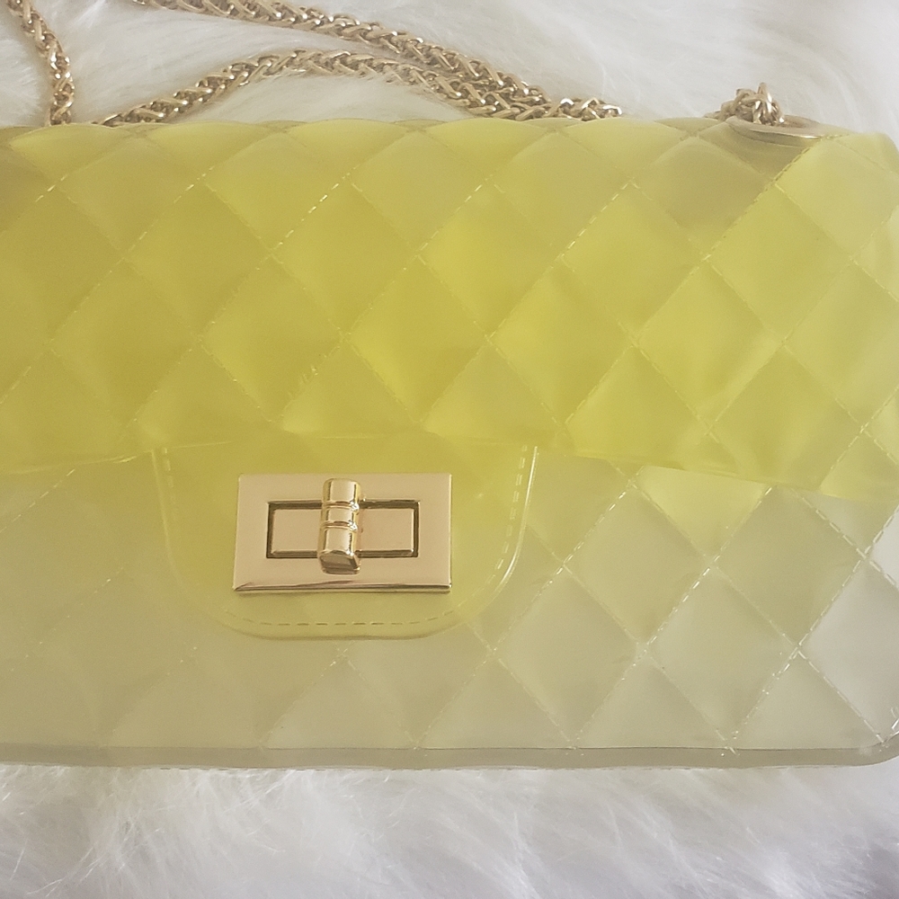 Yellow Jellp Crossbody Bag